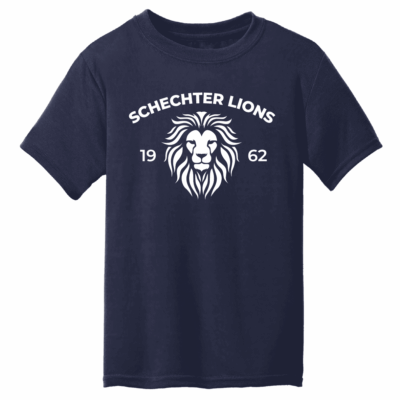 Schechter Lions tee navy