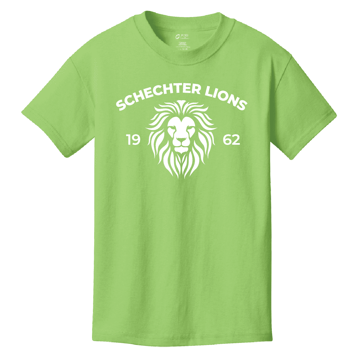 Schechter Lions lime tee